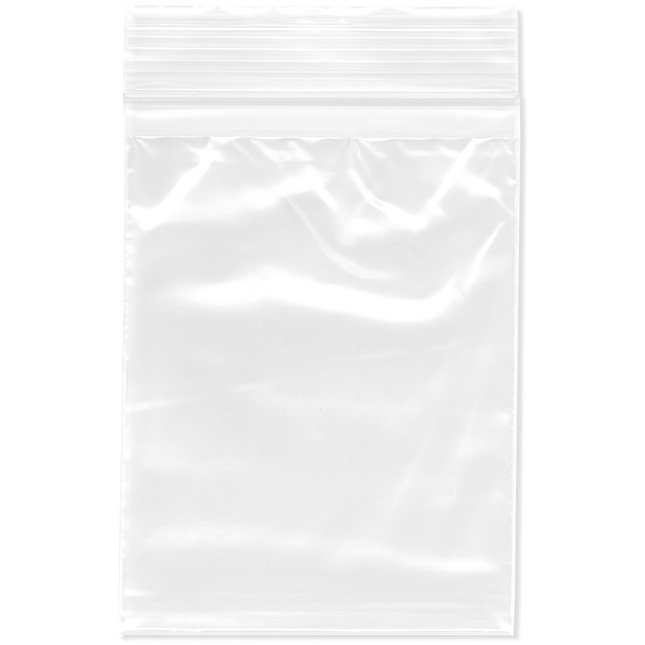 Plymor 3" x 4", 2 Mil with Pouch Zipper Reclosable Plastic Bags